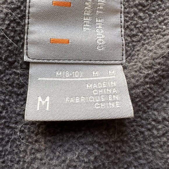 Nike ACG Sweater Womens Medium Full Zip Mock Neck Fleece Red Grey - Picture 4 of 13